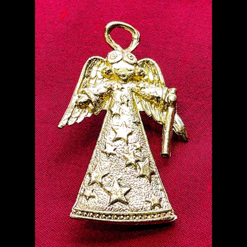 ▪️VTG▪️1980's 1990's Lot of 2 Brooch Pins & 1 Pendant Angel Jewelry Pieces - Picture 9 of 10